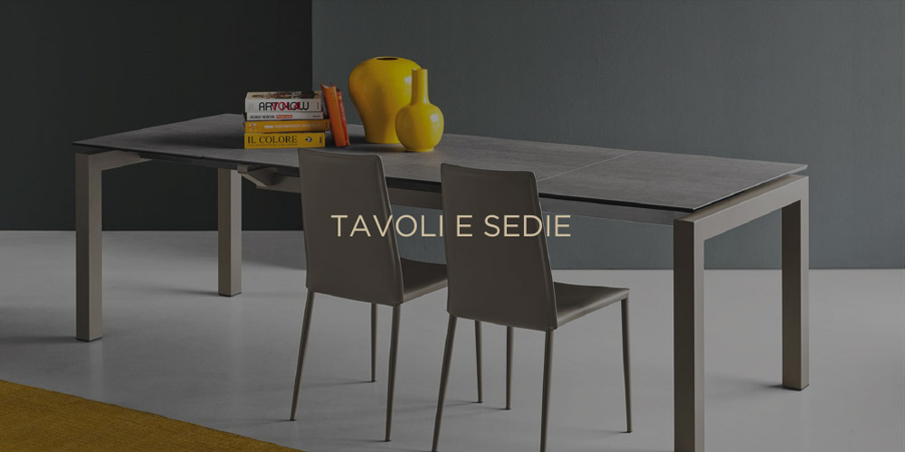 Tavoli e sedie
